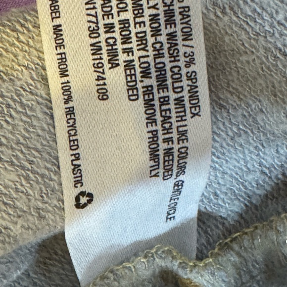 Colsie XL Loungewear Sleepwear Y2K Crop Patch Cut Off 2 Pc Shorts Top - Picture 9 of 13